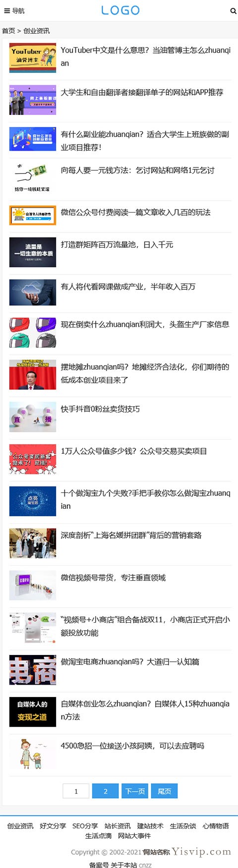 簡潔響應式文章博客模板,自媒體,新聞資訊類模板優化版 簡潔響應式文章博客模板,自媒體,新聞資訊類模板優化版第5張圖片