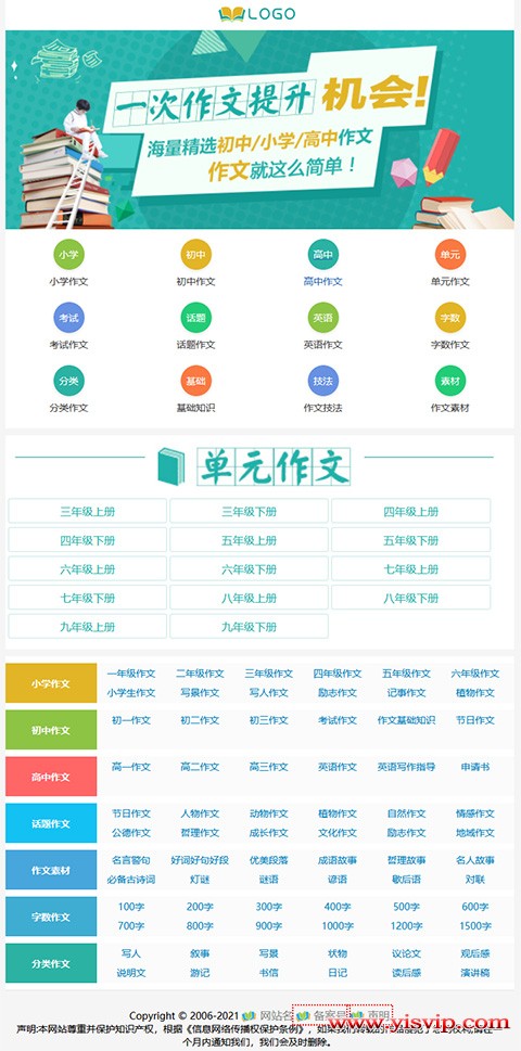 帝國cms《天天作文》模板,作文模板,優秀作文,作文源碼-優化版 帝國cms《天天作文》模板,作文模板,優秀作文,作文源碼-優化版第3張圖片