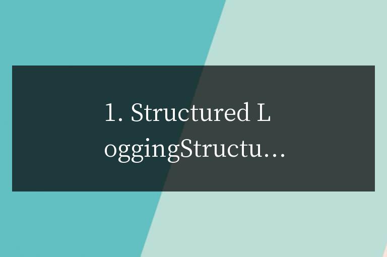 Python Logging 模塊的替代方案和比較