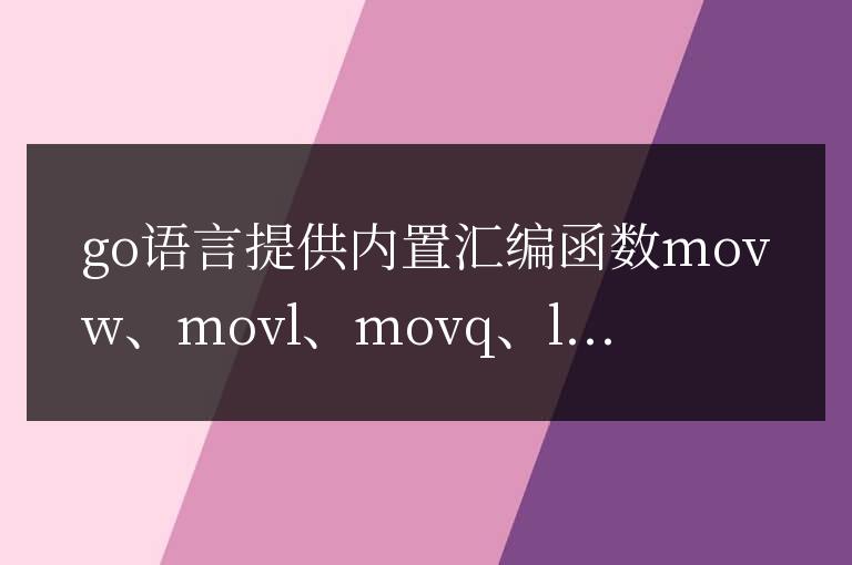 探討Go語言在寄存器控制方面的特點
